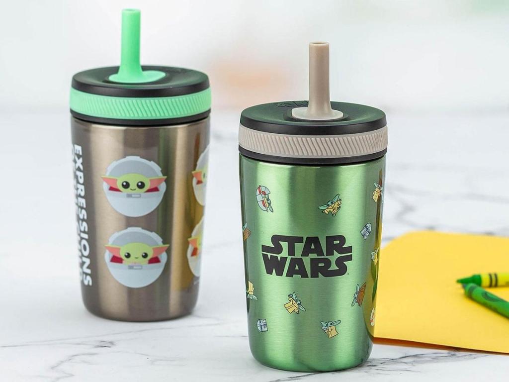 Zak Designs 12-oz. Star Wars Stainless Steel Double-Wall Tumbler for Kids 2-Piece Set