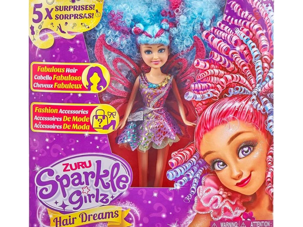 Zuru Sparkle Girlz Hair Dreams Rainbow Fairy Doll, Ballerina
