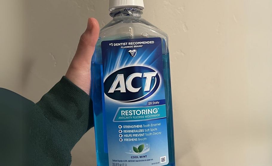 ACT Restoring Mouthwash 33.8oz 3-Pack Only $6.59 Shipped on Amazon