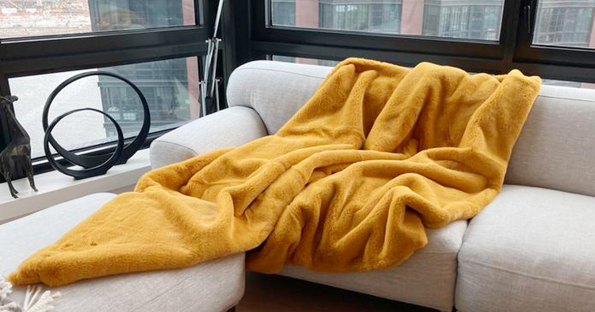 Anthropologie Faux Fur Throw Blankets from 68.60 Shipped (Regularly 98)
