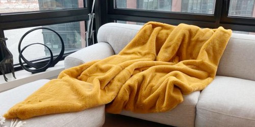 Anthropologie Faux Fur Throw Blankets from $68.60 Shipped (Regularly $98)