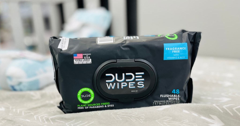 pack of dude wipes