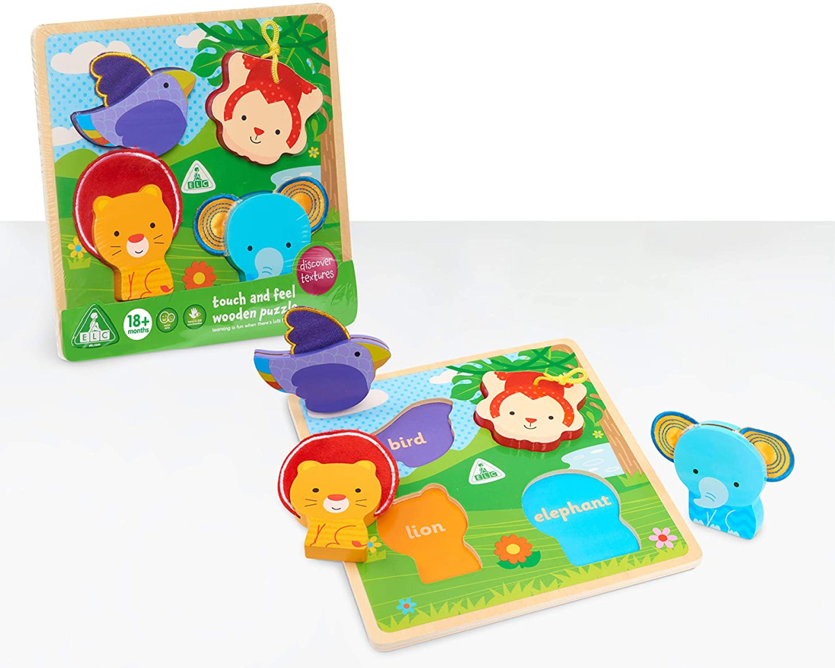 Early Learning Centre Touch & Feel Wooden Puzzle