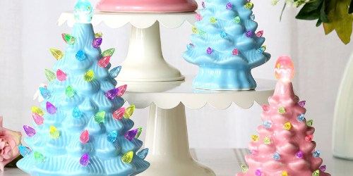 Retro Lighted Ceramic Easter Trees from $9.99 on LTD.com (Regularly $13)