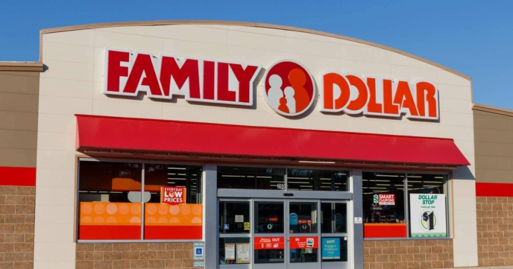 exterior of Family Dollar store