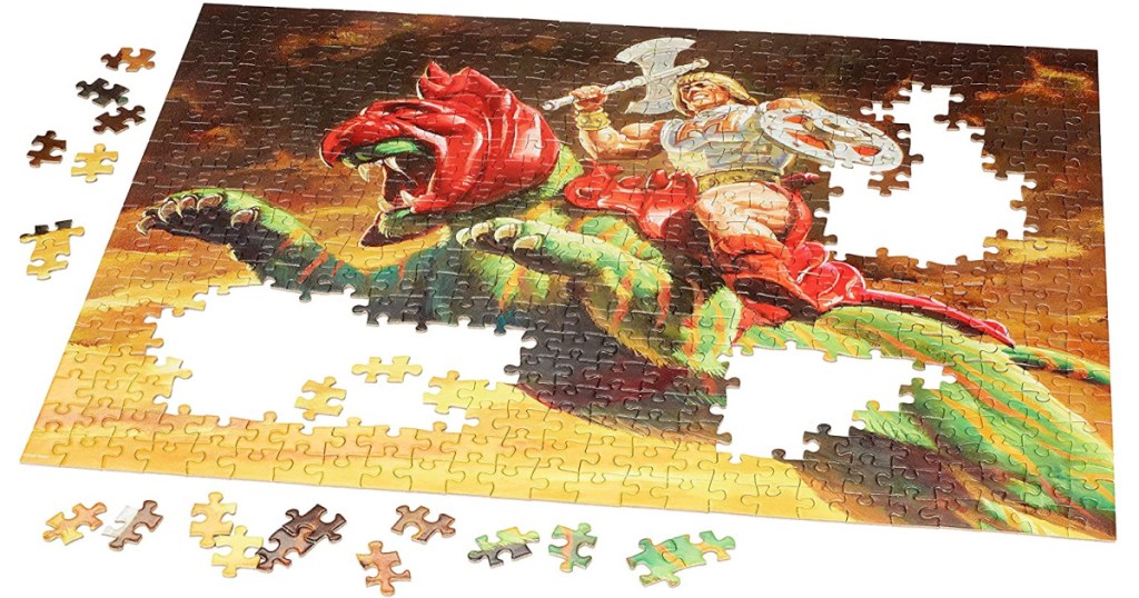 he man puzzle with pieces missing