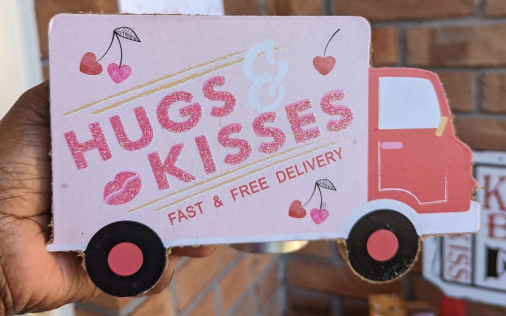 hugs and kisses truck crate