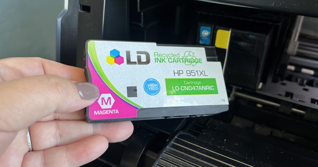 holding remanufactured ink cartridge
