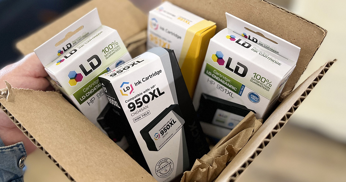 ld ink inkcartridges.com remanufactured ink package