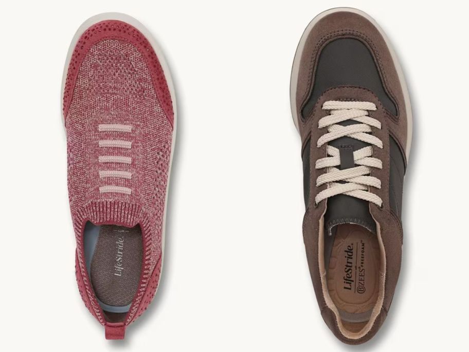 two lifestride shoes