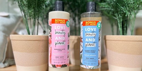 High Value $2.50/1 Printable Coupon Available for Love Beauty & Planet Body Wash
