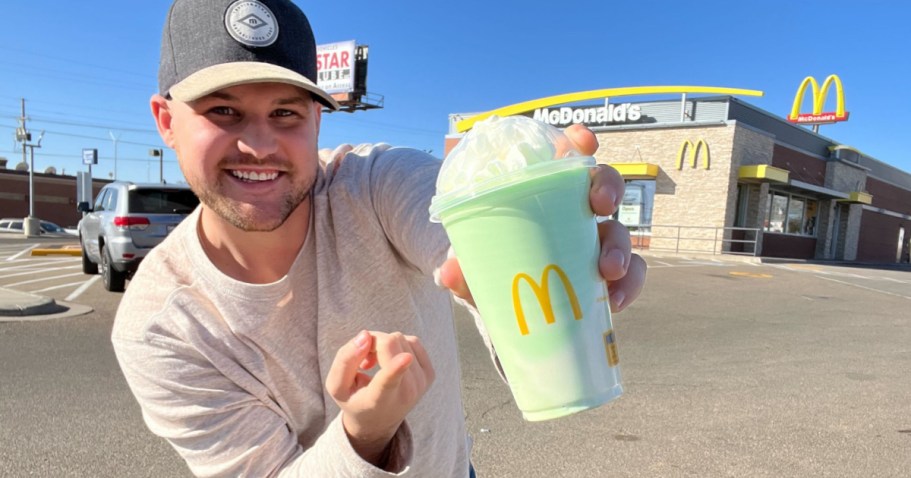 McDonald’s Shamrock Shake & McFlurry Are Back for A Limited Time