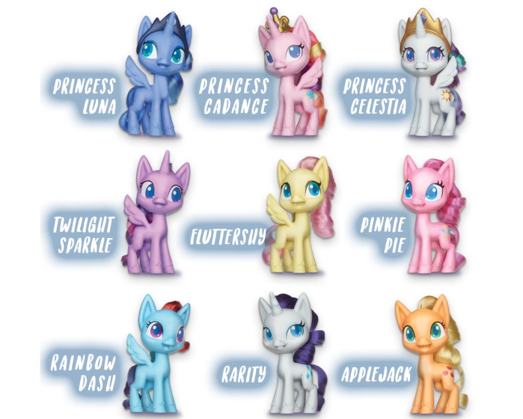 9 my little pony figures