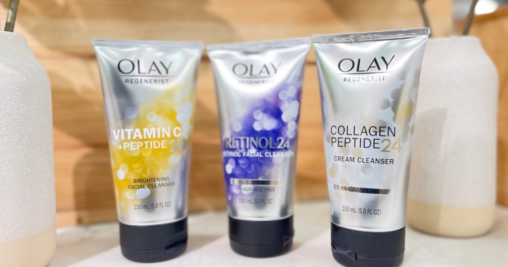 3 olay cleansers