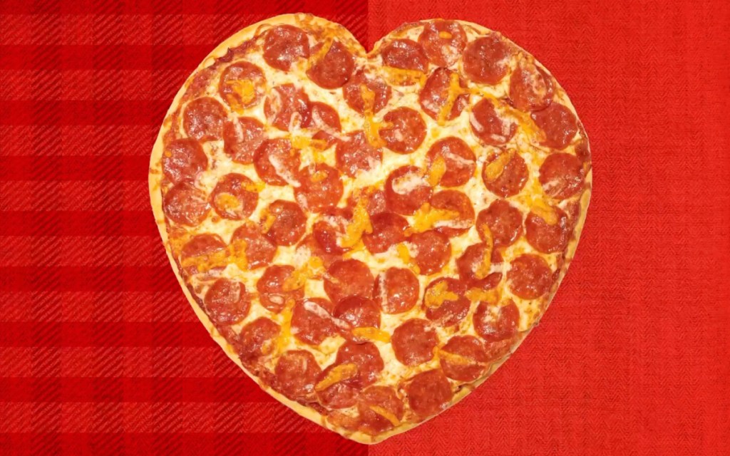 papa murphy's heart shaped pizza