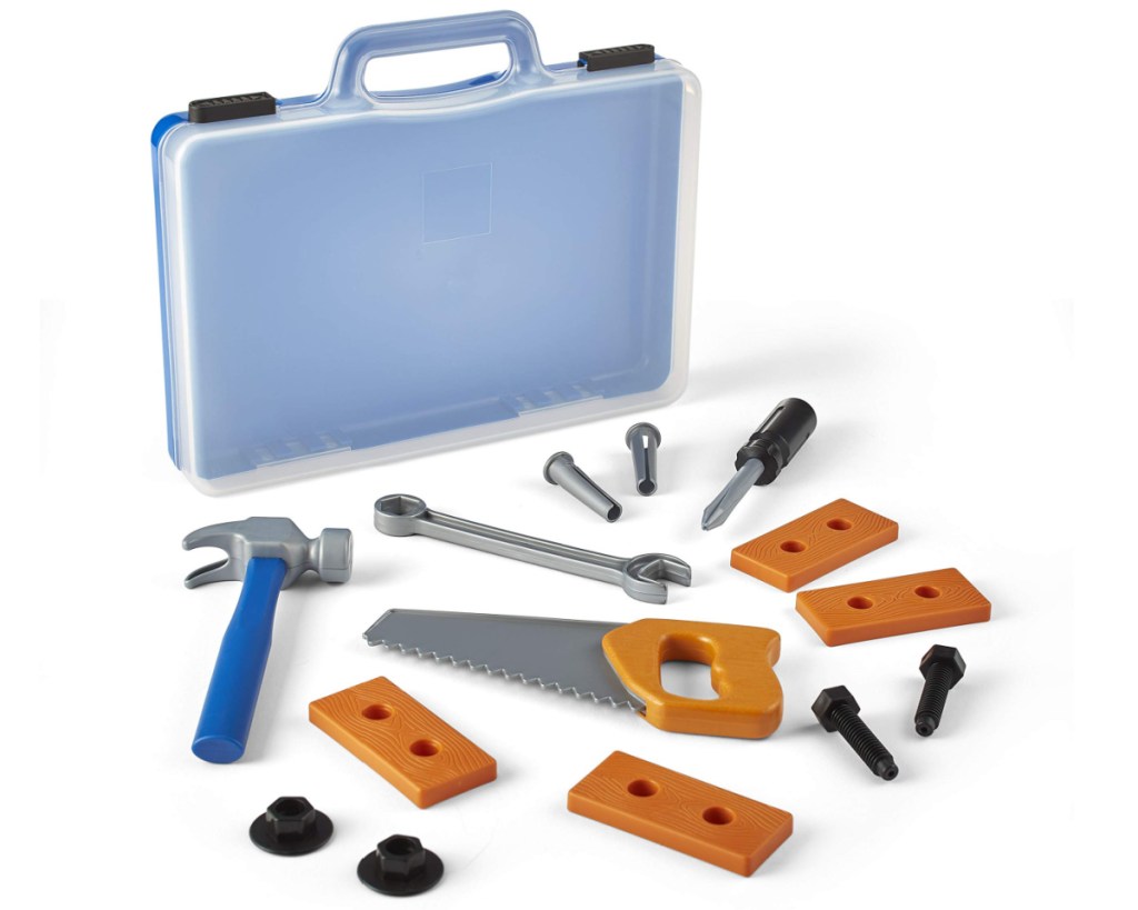 case with pretend tools