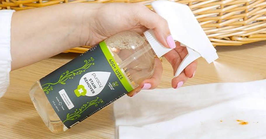 Puracy Natural Stain Remover Spray Just $6.99 Shipped on Amazon (Reg. $14)