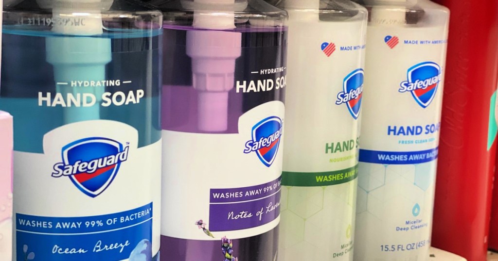 safeguard hand soap