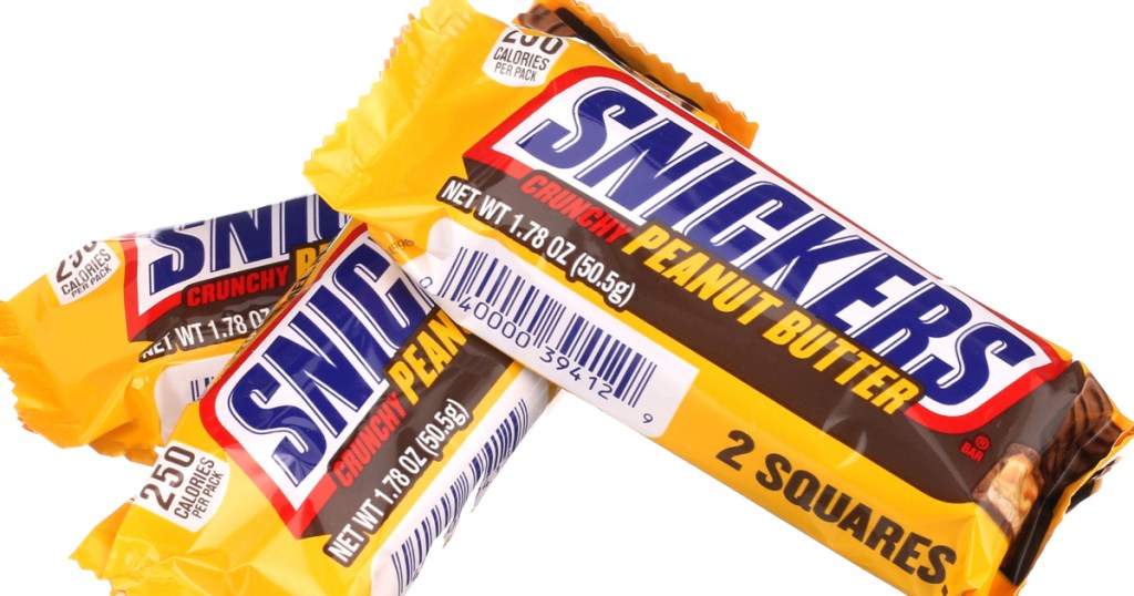 3 snickers peanut butter bars