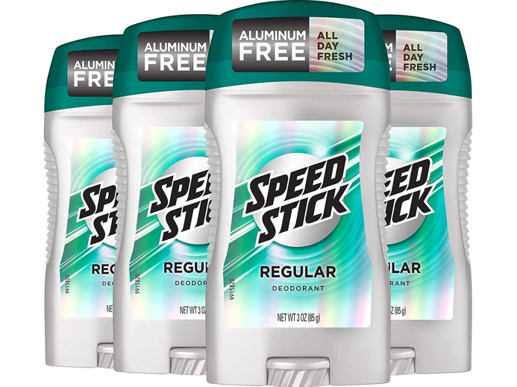 4 speed stick aluminum free deodorants