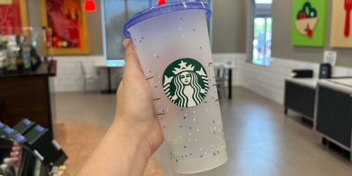 Starbucks Confetti Color-Changing Reusable Cups ONLY $4.95