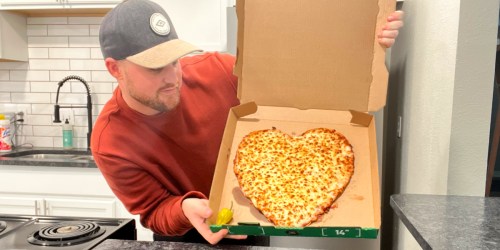Where to Buy Heart-Shaped Pizzas This Valentine’s Day (+ Check Out Stetson’s Money-Saving Hack!)