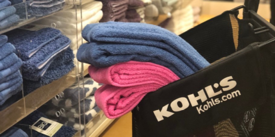 Kohl’s The Big One Bath Towels Only $3.39 Shipped (Perfect for College-Bound Kids!)