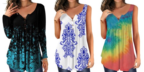 Women’s Extra-Long Tunic Tops Just $14 on Amazon | Flowy & Flattering Fit!