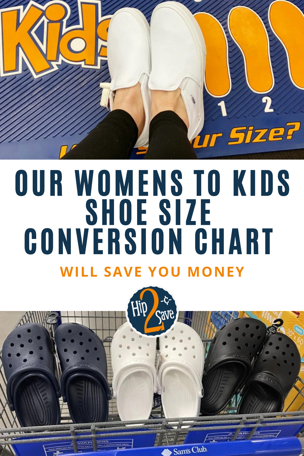 Kids To Women Shoe Conversion Saves Money