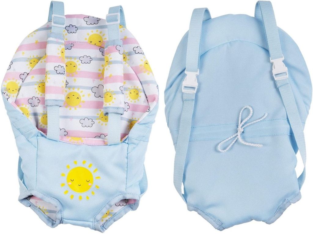 front and back view of Color Changing Sunny Days Print carrier