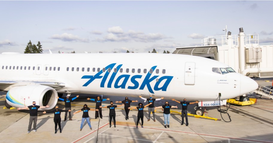 Alaska air plane
