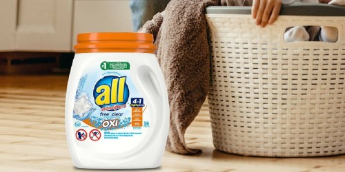All Mighty Pacs Free Clear w/ Oxi 56-Count Tub Just $8.89 Shipped on Amazon (Regularly $15)