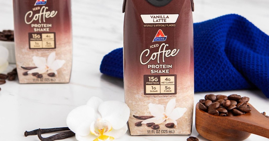 Atkins Iced Coffee Vanilla Latte Protein Shake