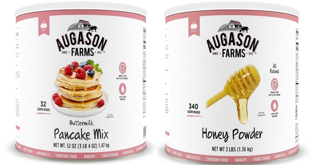 augason farms pancake mix and honey powder