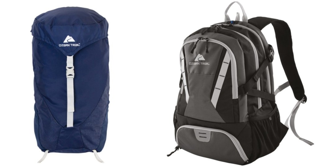 Blue hiking backpack & Hydration backpack