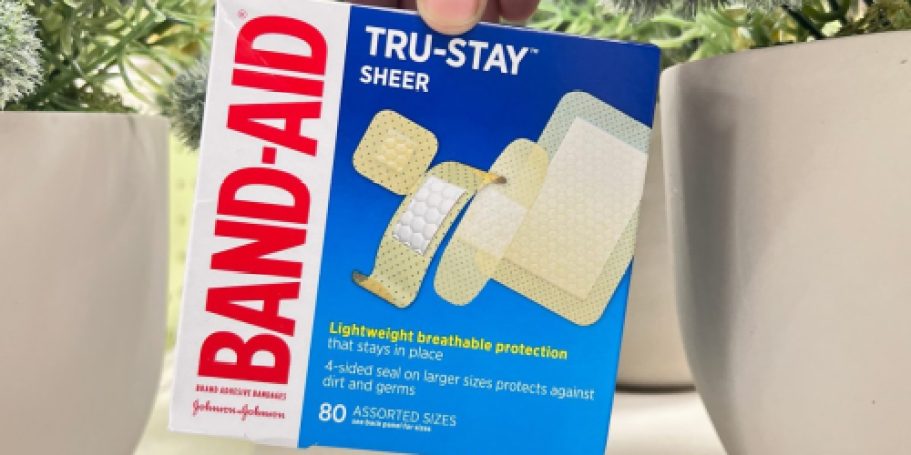 Band-Aid Tru-Stay Sheer Bandages 80-Count Box JUST $2 Shipped on Amazon