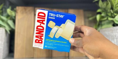 Band-Aid Tru-Stay Sheer Bandages 80-Pack Only $1.46 Each on Walgreens.com