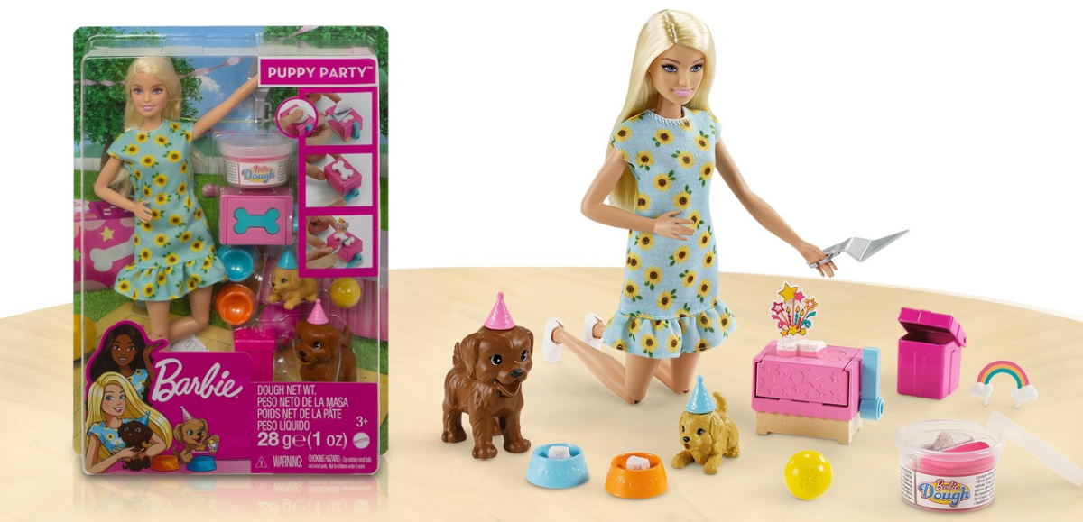 Barbie Puppy Party Doll Playset