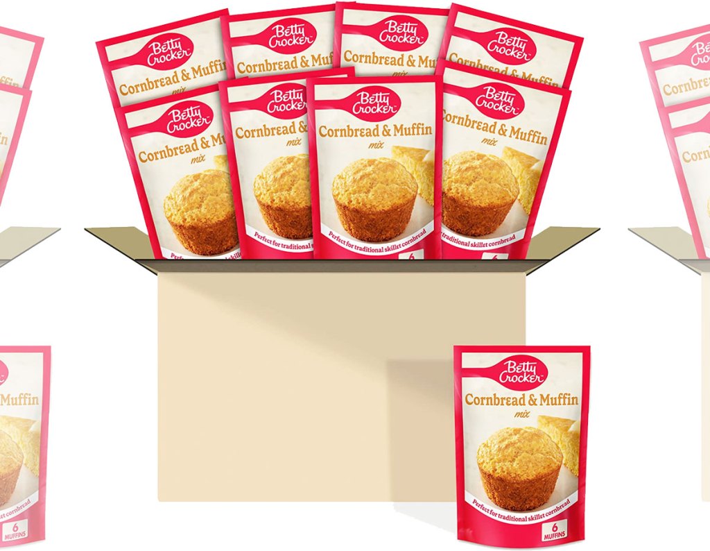 Betty Crocker Cornbread and Muffin Mixes in box