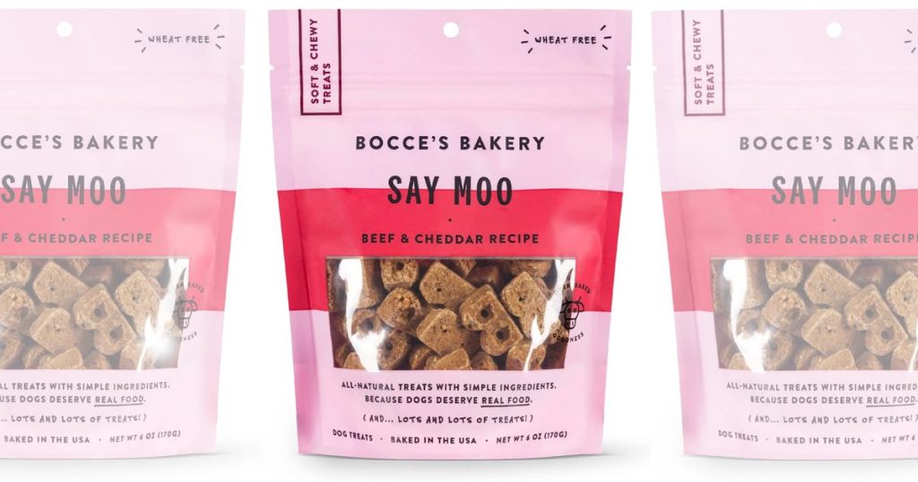 Bocce's Bakery Say Moo Treats Bags