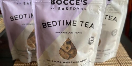 Bocce’s Bakery Bedtime Tea Dog Treats Only $2.50 Shipped on Amazon | All-Natural w/ Just 4 Ingredients