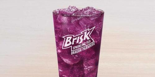 FREE Taco Bell Brisk Dragon Paradise Sparkling Iced Tea w/ $1 Purchase on Fridays