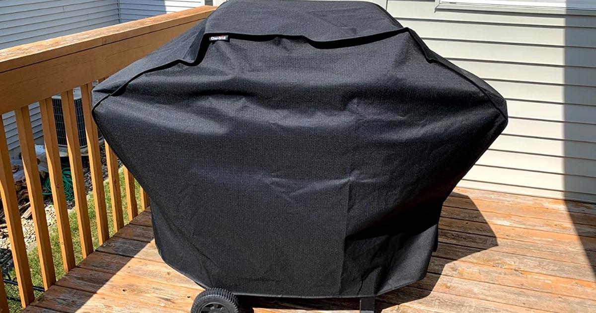 Char-Broil Heavy Duty Grill Cover w/ Adjustable Sides Only $16.79 