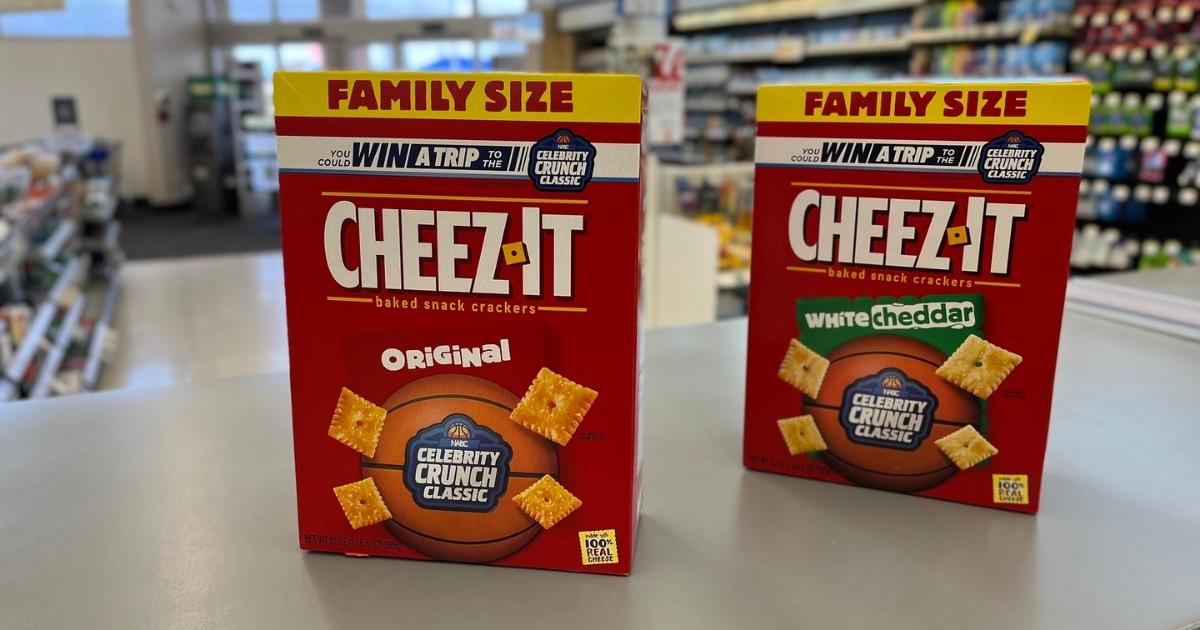 CheezIt Family Size Boxes Only 3.99 Each at Walgreens (Regularly 8)