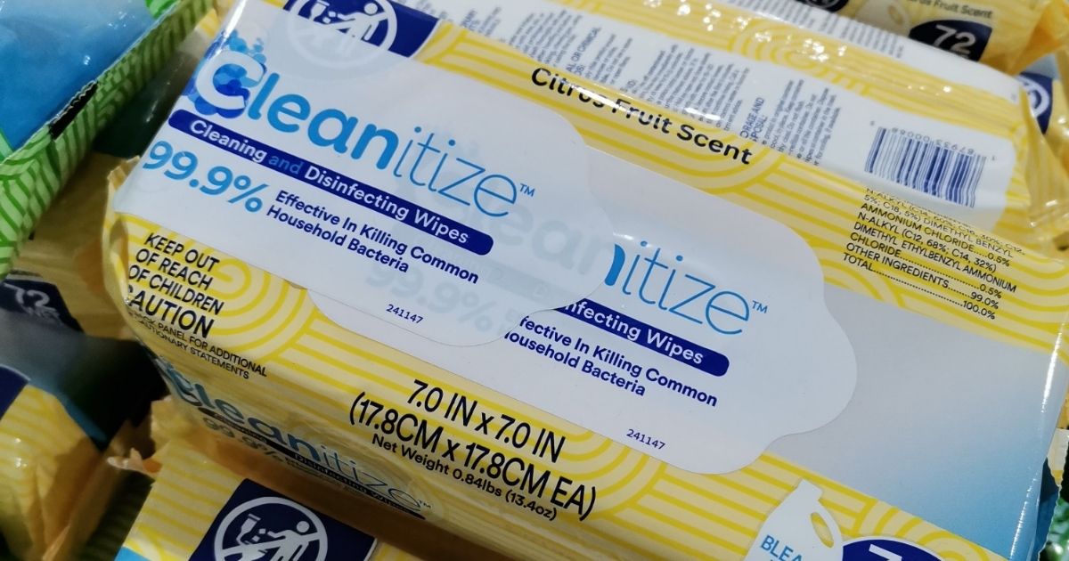 Cleanitize wipes