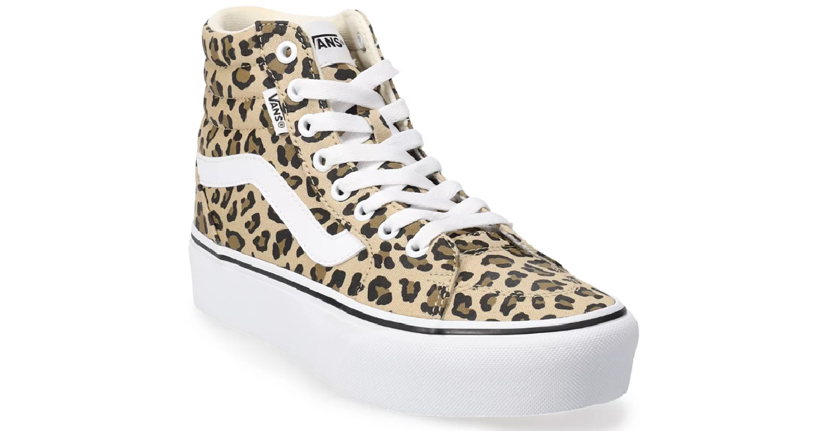 Vans Women's Filmore Hi Platform Shoes - Leopard