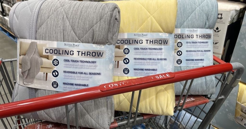 Sutton Place Cooling Throw Blankets Only 17.99 at Costco Hip2Save