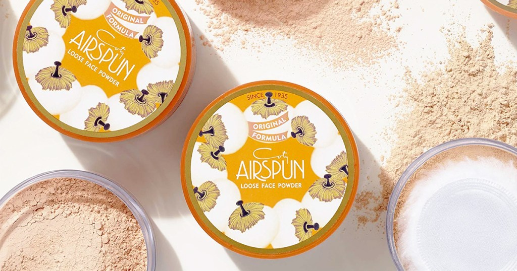 containers of airspun setting powder