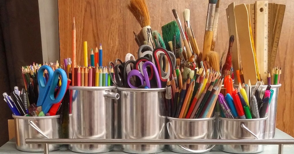 Large variety of art supplies