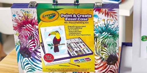 Crayola Paint and Create Easel Case Just $14.99 on Amazon | Includes Over 65 Pieces